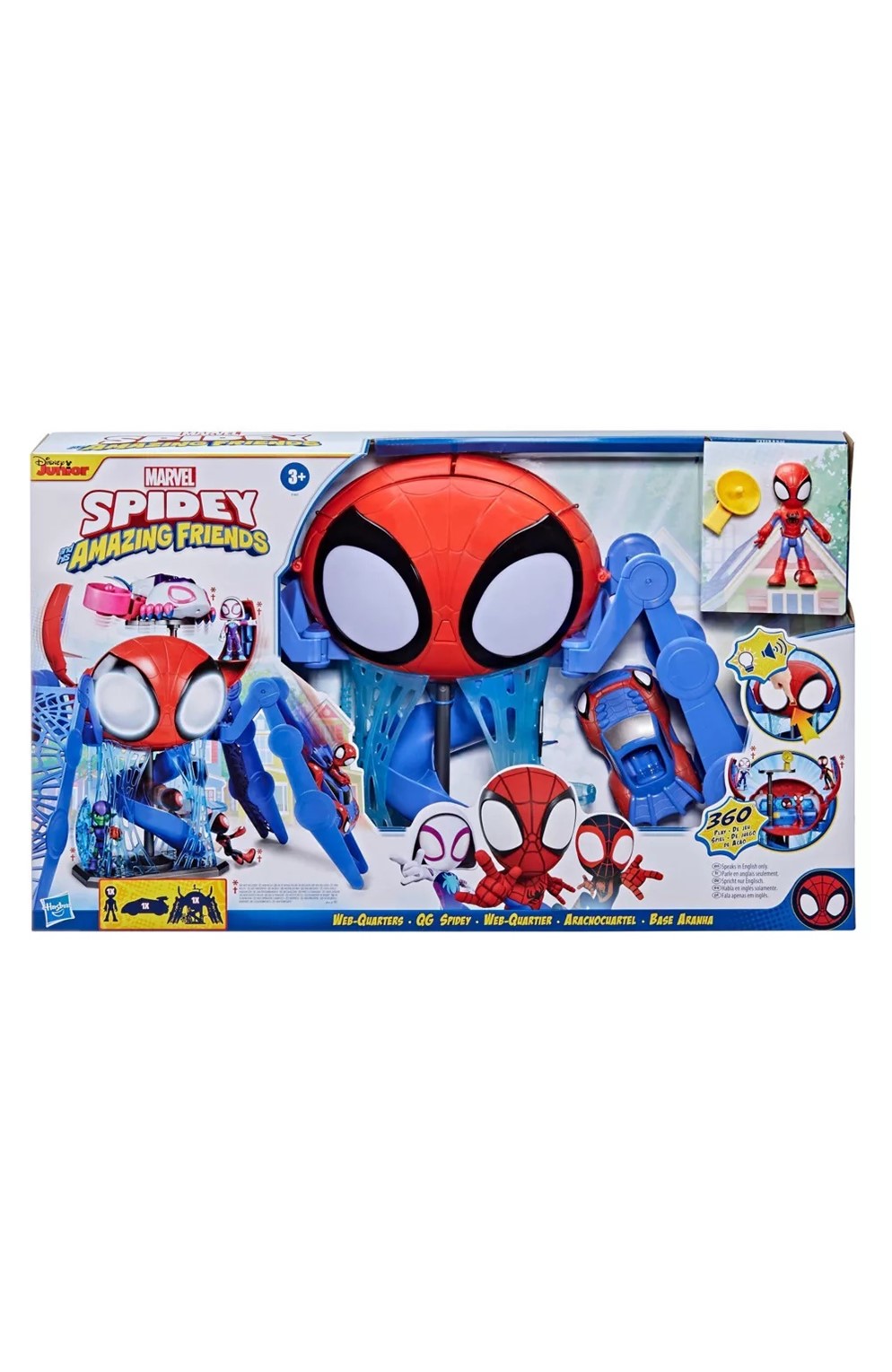 Marvel Spidey And His Amazing Friends Web-Quarters Playset
