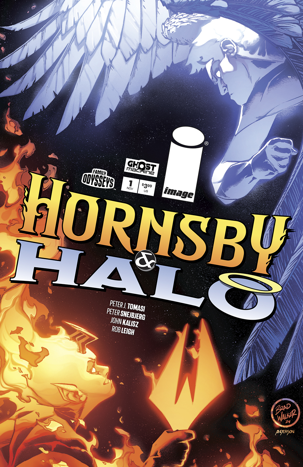 Hornsby & Halo #1 Cover D 1 for 50 Incentive Brad Walker & Brad Anderson Variant