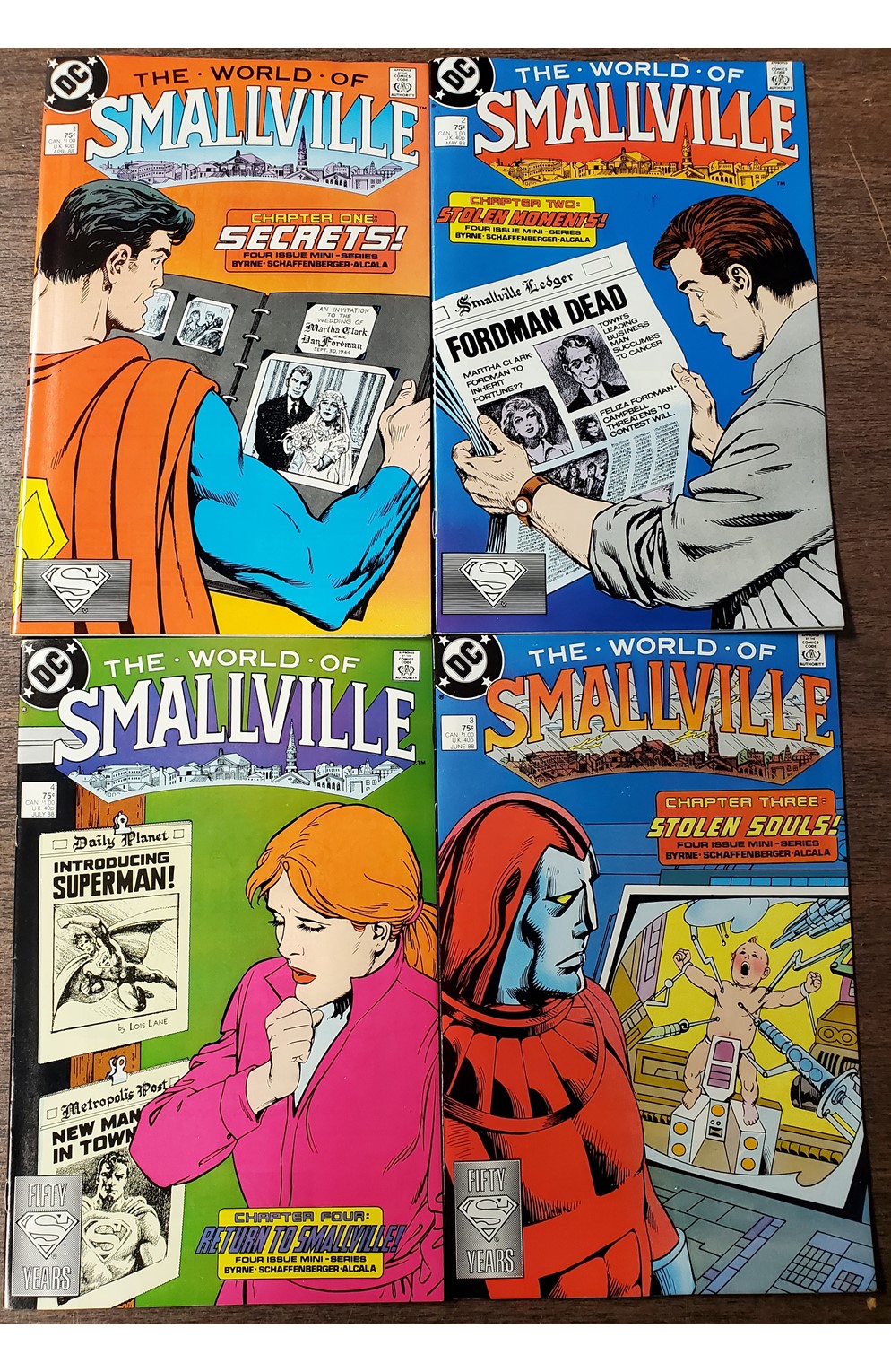 World of Smallville #1-4 (DC 1988) Set