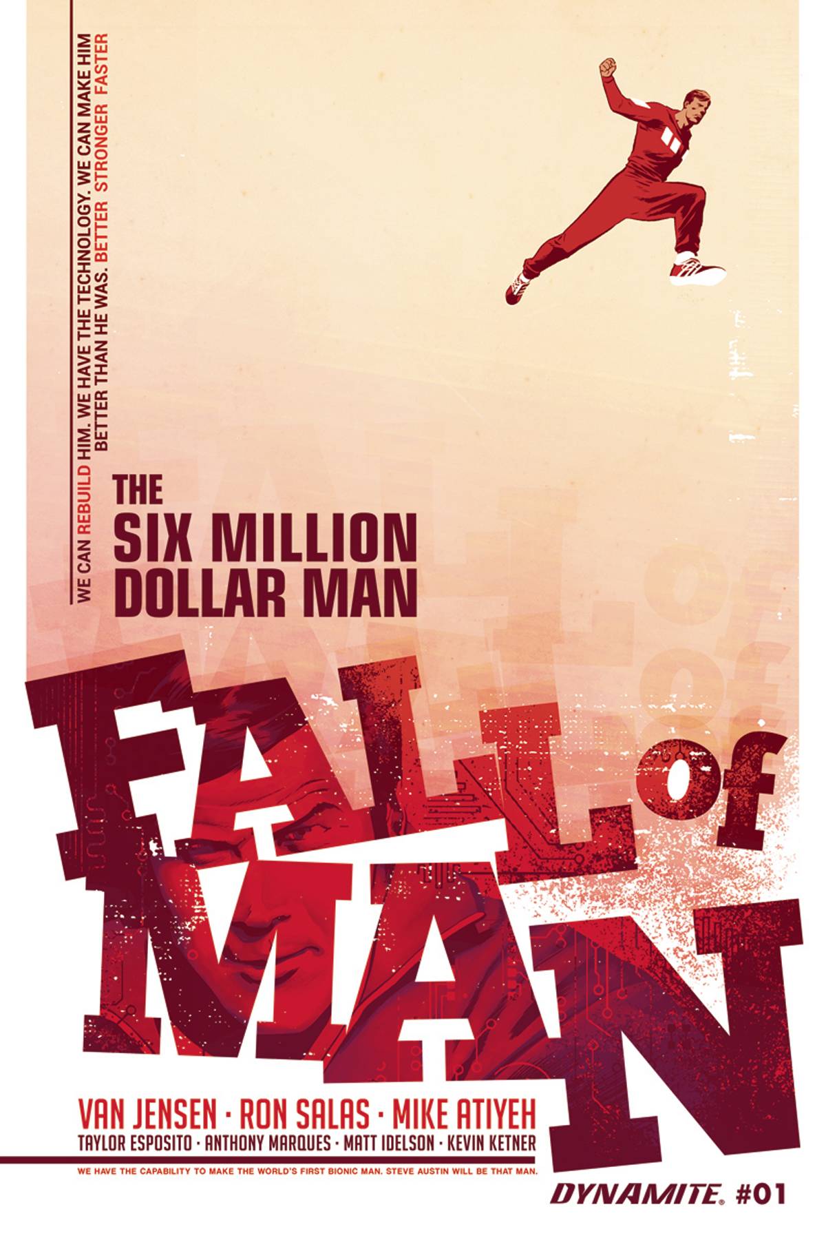 Six Million Dollar Man Fall #1 Cover A Salas