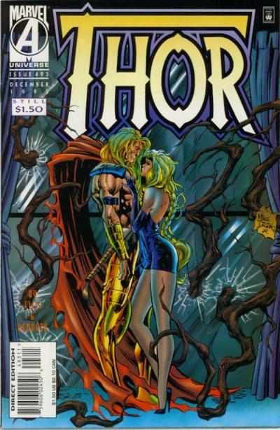 Thor #493 [Direct Edition]-Very Fine (7.5 – 9)