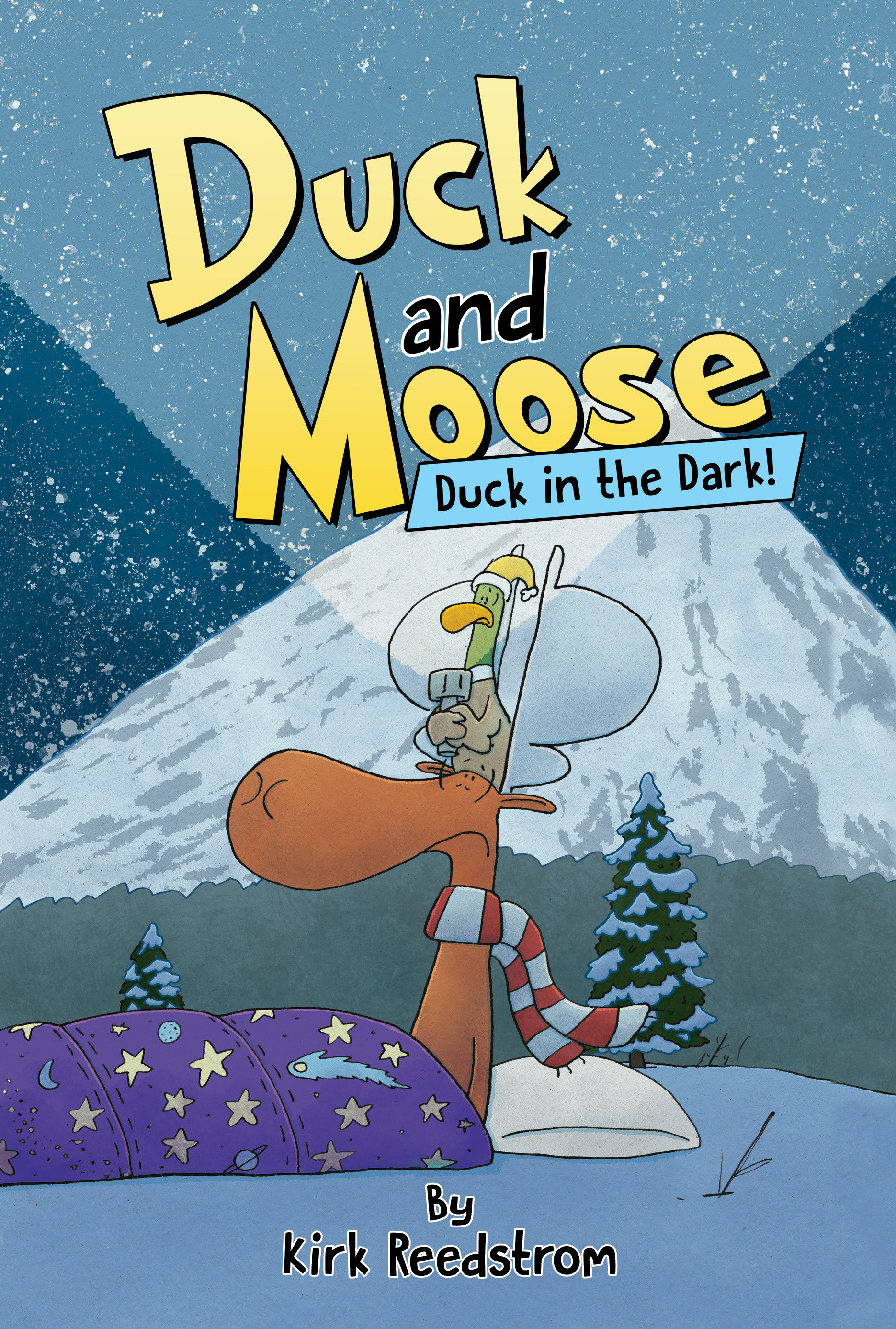 Duck And Moose Duck In The Dark! (Hardcover Book)