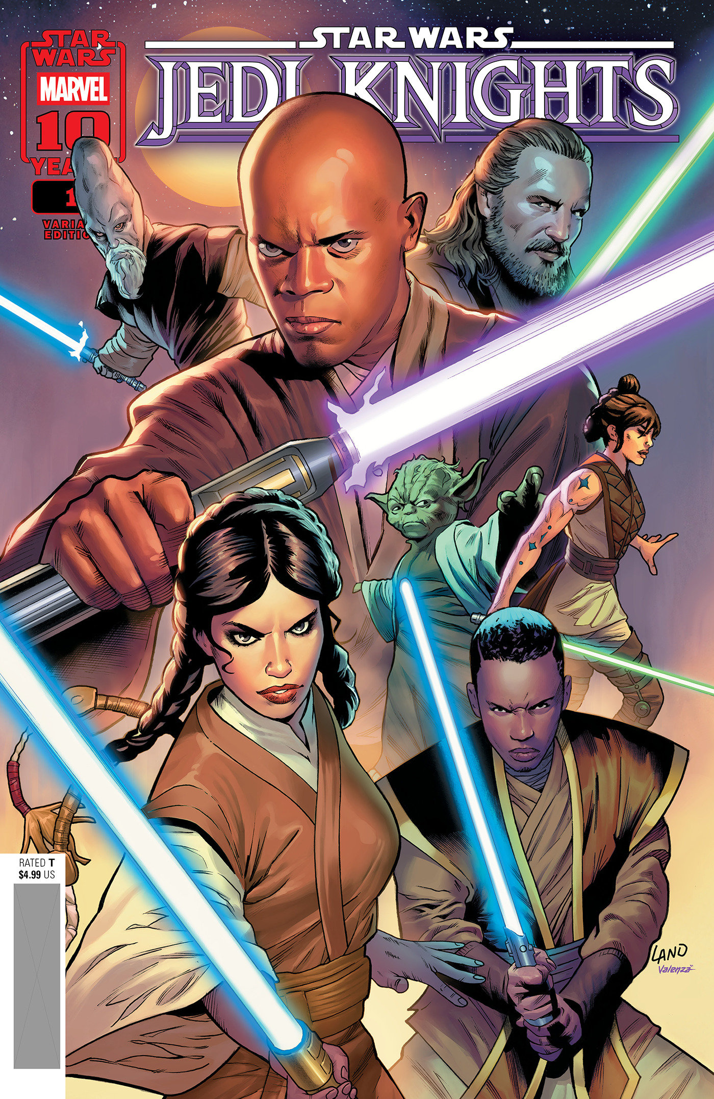 Star Wars: Jedi Knights #1 Greg Land Variant 1 for 25 Incentive