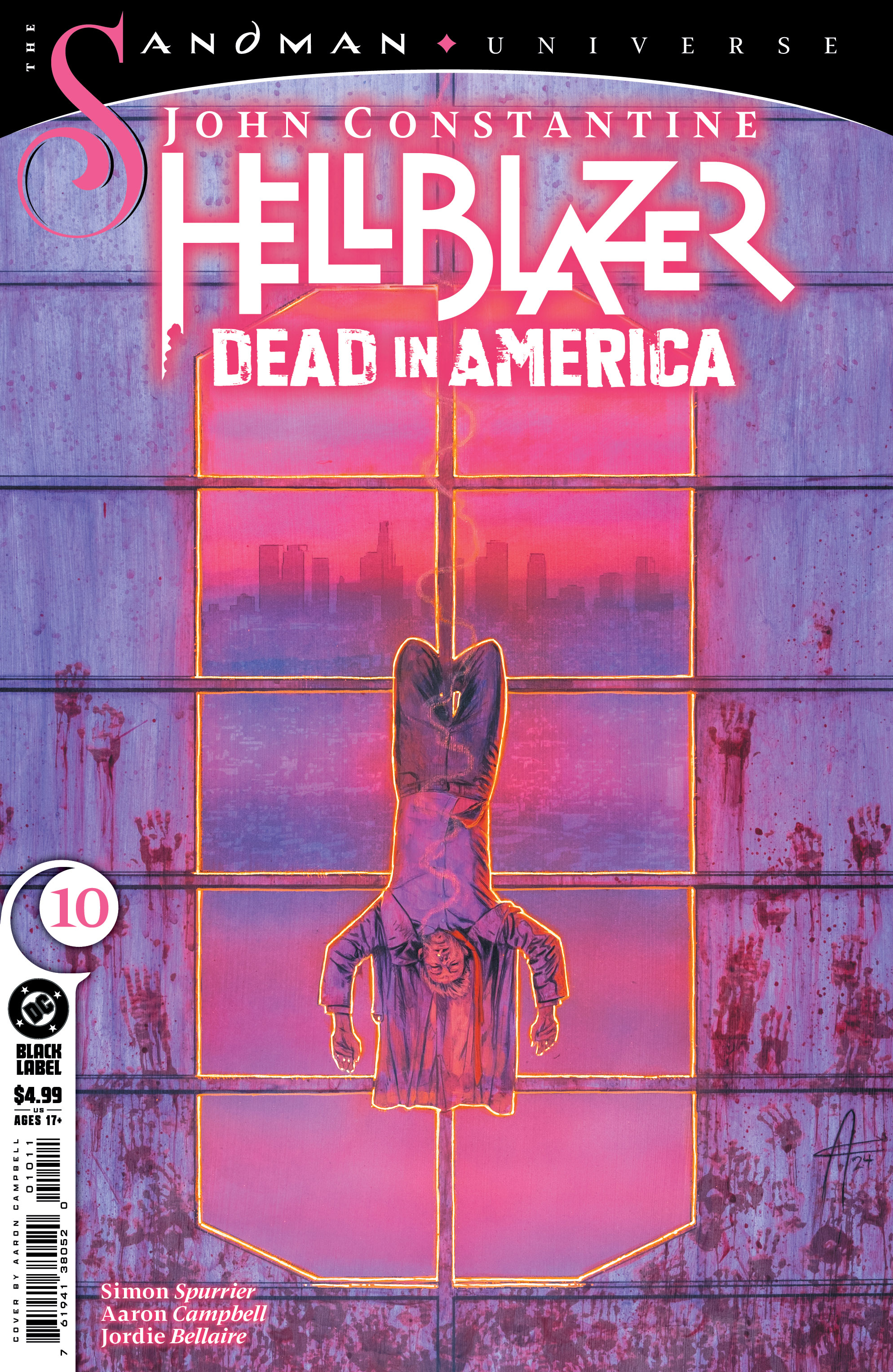 John Constantine, Hellblazer Dead in America #10 (Of 11) Cover A Aaron Campbell (Mature)