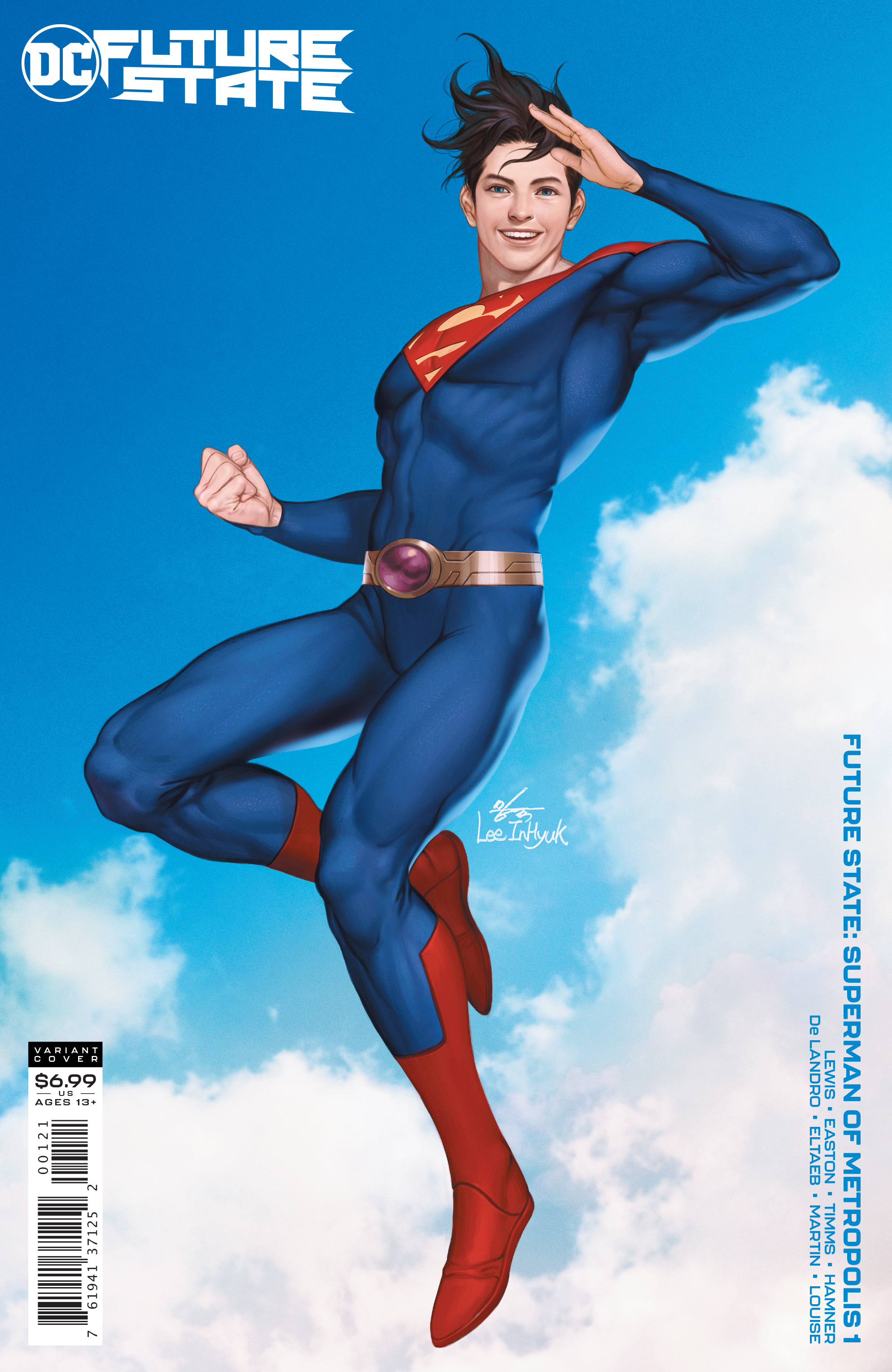 Future State Superman of Metropolis #1 Cover B Inhyuk Lee Card Stock Variant (Of 2)