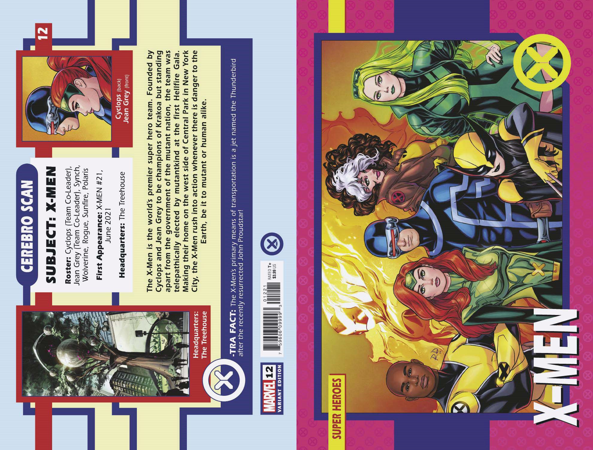 X-Men #12 Dauterman Trading Card Variant (2021)