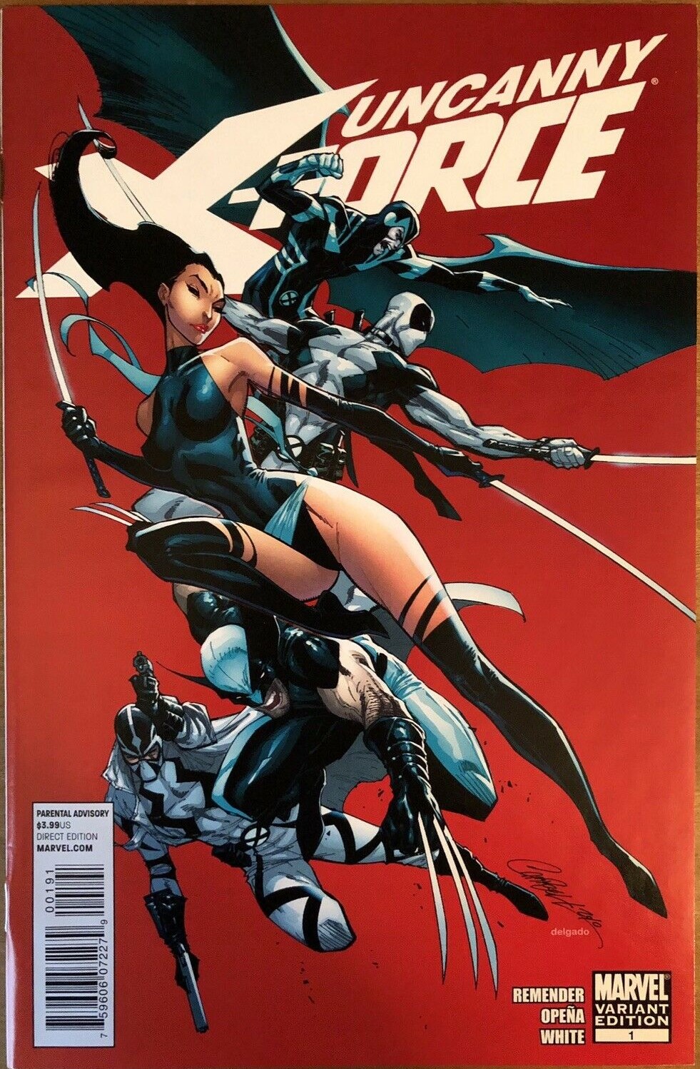 Uncanny X-Force #1 Campbell Variant (2010)