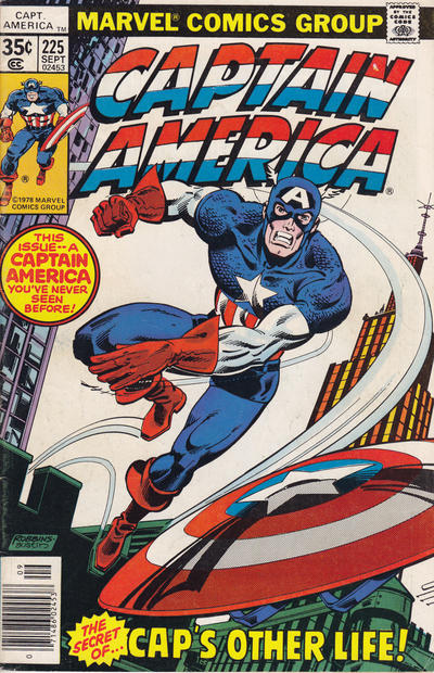 Captain America #225 [Regular Edition](1968)-Fine (5.5 – 7)