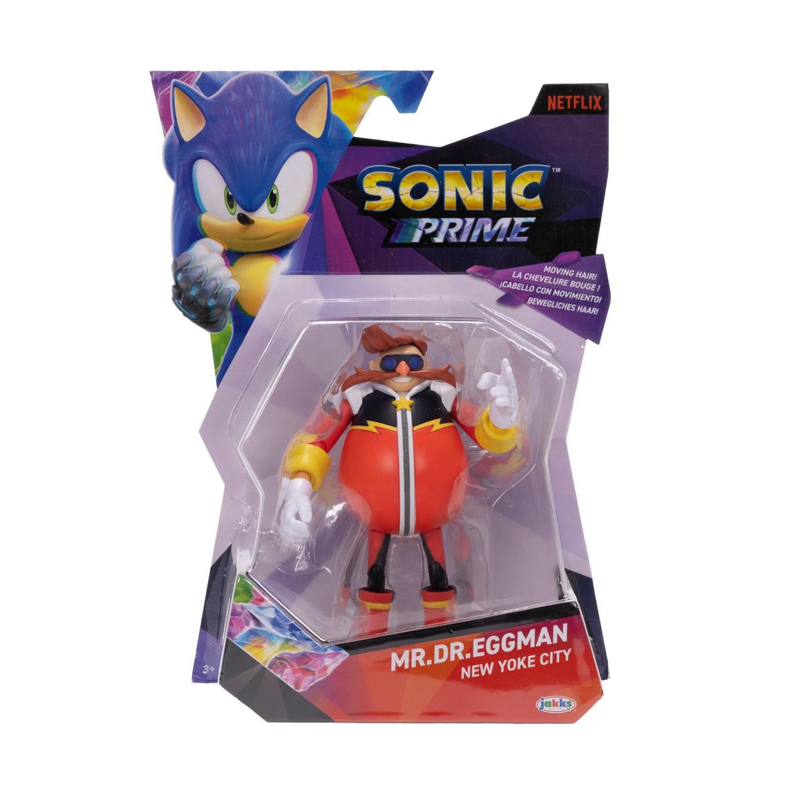 Sonic Prime Mr. Dr. Eggman New Yoke City 5-inch Action Figure