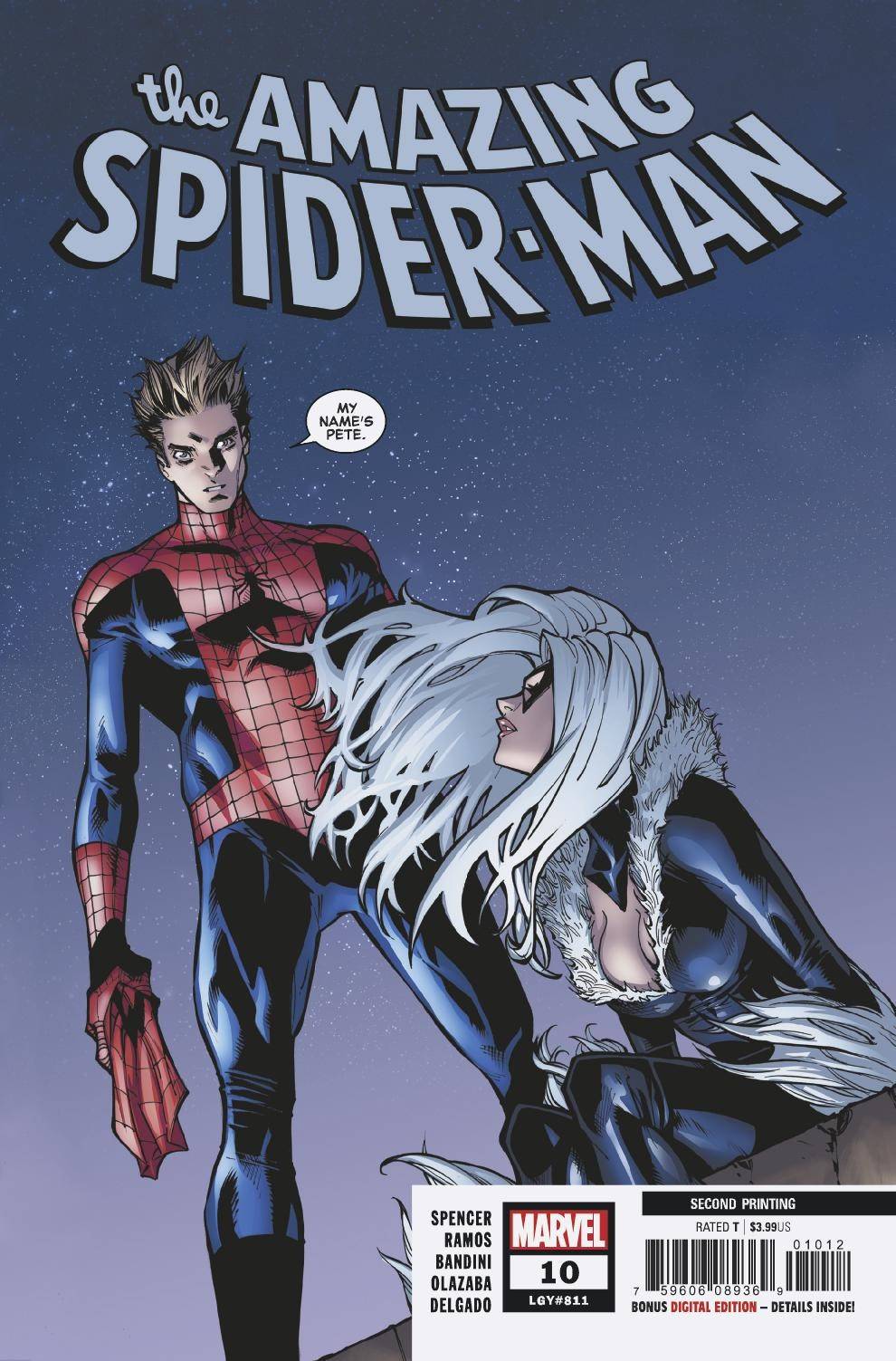 Amazing Spider-Man #10 2nd Printing Ramos Variant (2018)