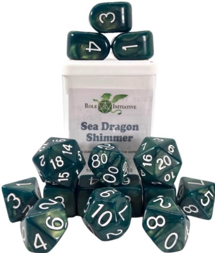 Sea Dragon Shimmer - Set of 15 With Arch'd4 In Box