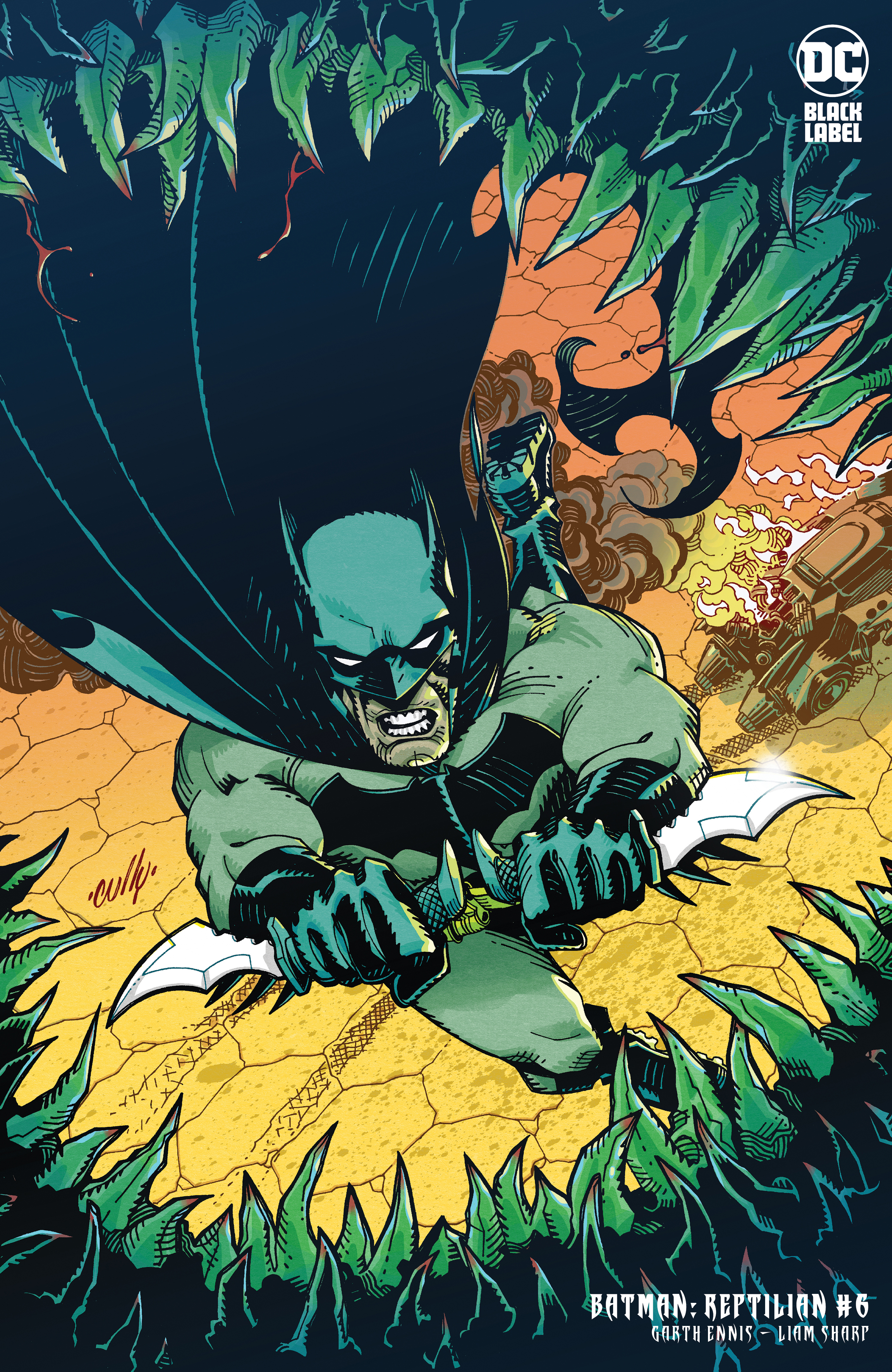 Batman Reptilian #6 Cover B Cully Hamner Variant (Mature) (Of 6)