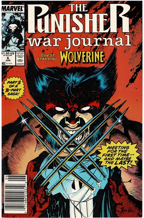 The Punisher War Journal #6 [Newsstand] - Very Good