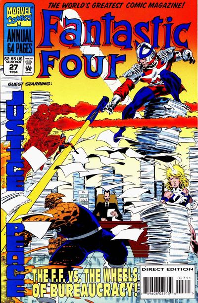 Fantastic Four Annual #27-Fine (5.5 – 7)