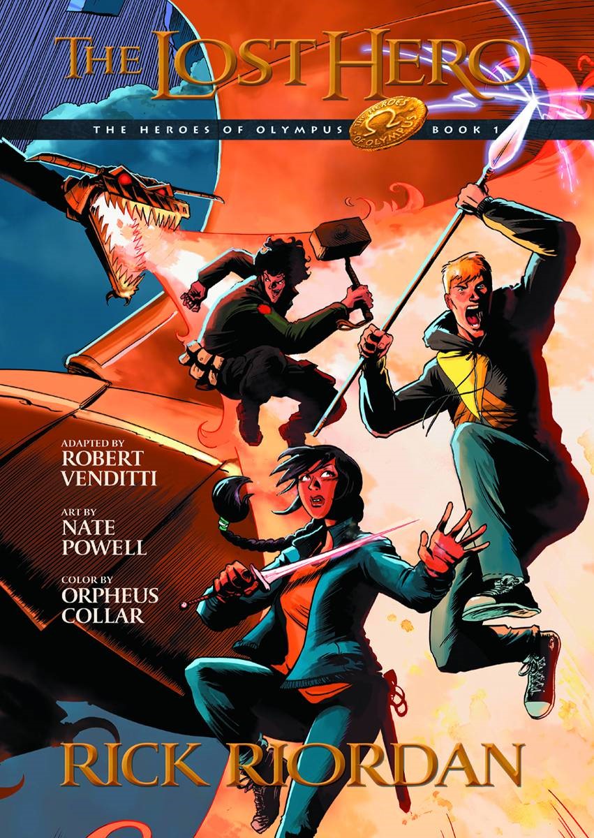 Heroes of Olympus Graphic Novel Volume 01 Lost Hero