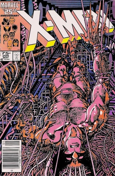The Uncanny X-Men #205 [Newsstand] - Fn+