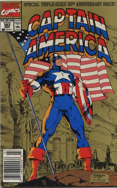 Captain America #383 [Newsstand]-Near Mint (9.2 - 9.8)
