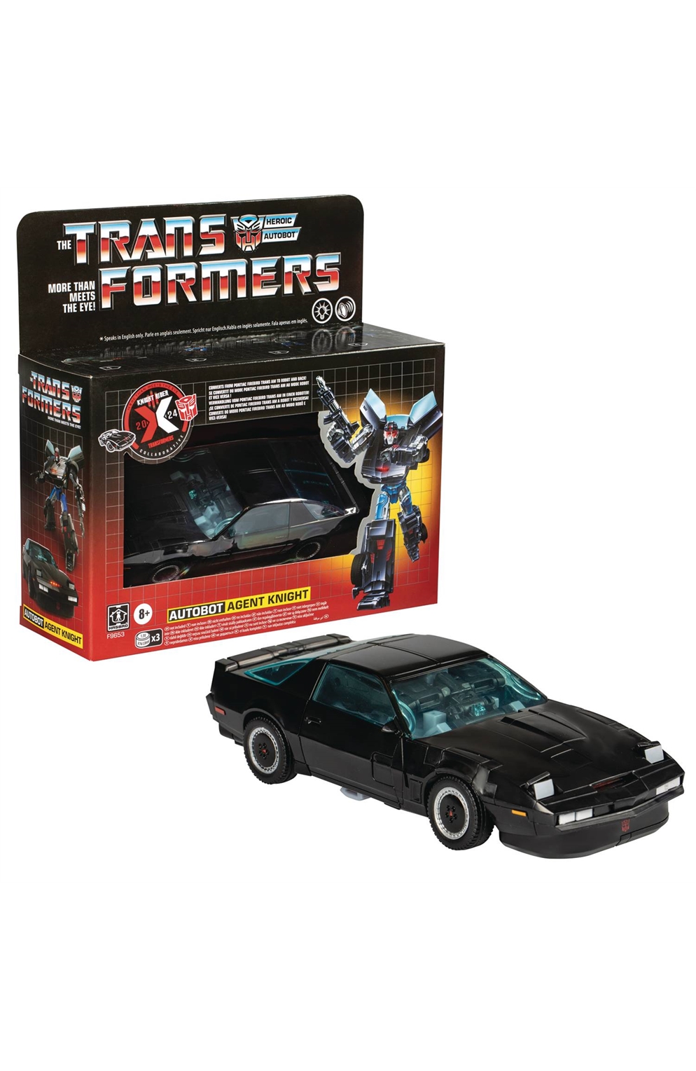 Transformers X Knight Rider Collaborative Autobot Agent Knight Action Figure