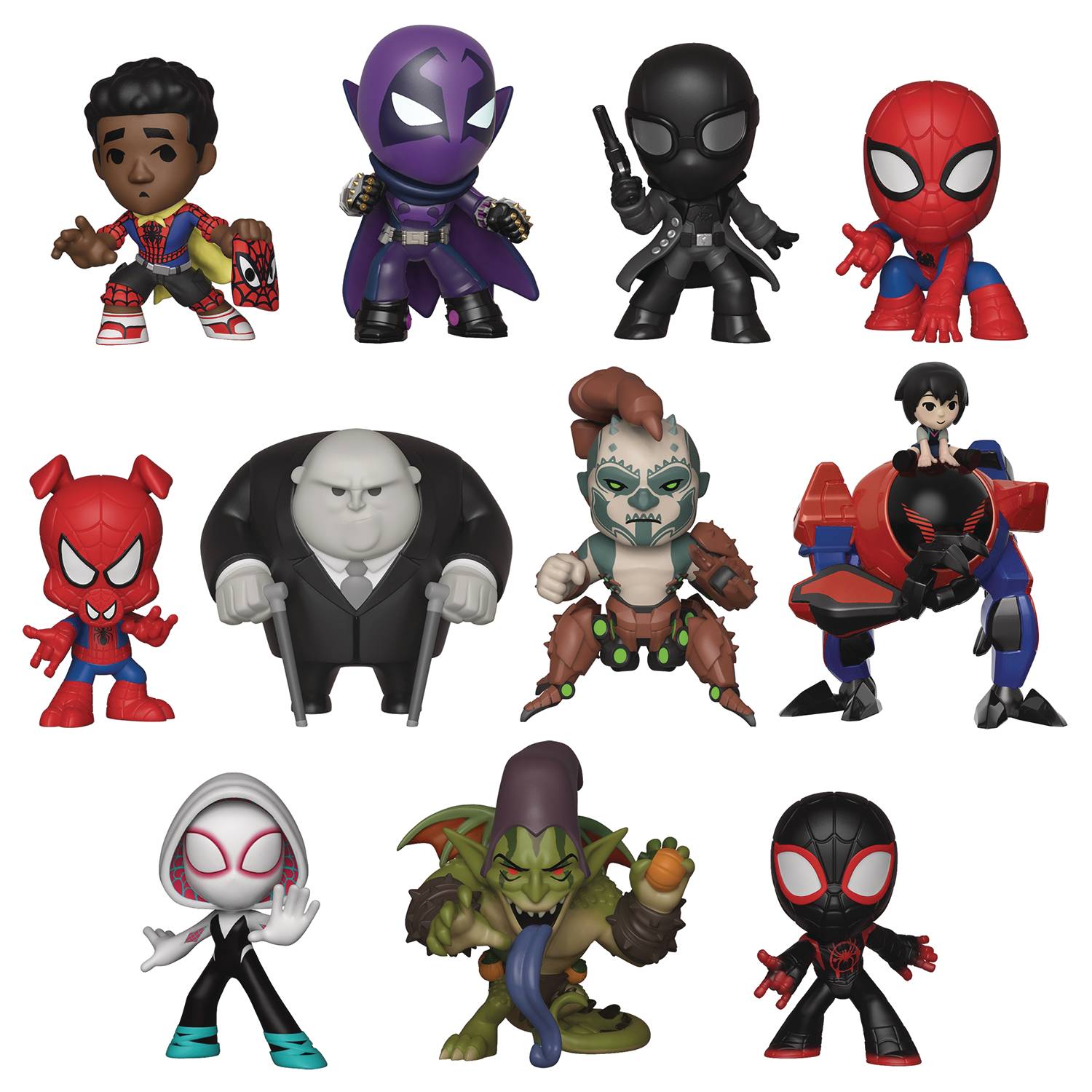 Mystery Minis Animated Spider-Man 12 Piece Blind Mystery Box Display
