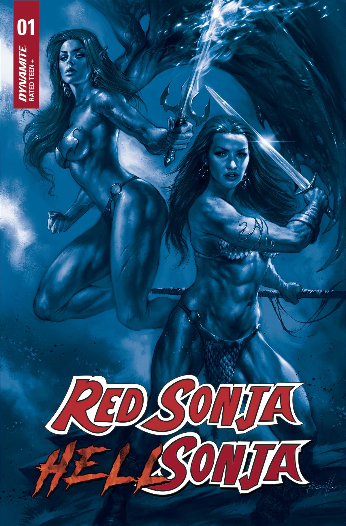 Red Sonja Hell Sonja #1 Cover G 1 for 10 Incentive Parrillo Tint