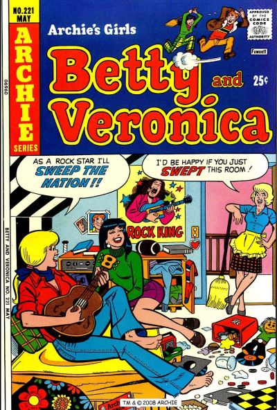 Archie's Girls Betty And Veronica #221 - Vg-