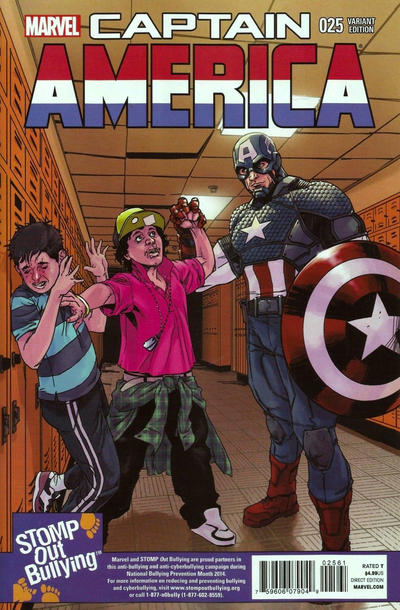 Captain America #25 Stomp Out Bullying Variant