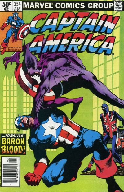 Captain America #254 [Newsstand]-Very Fine (7.5 – 9)