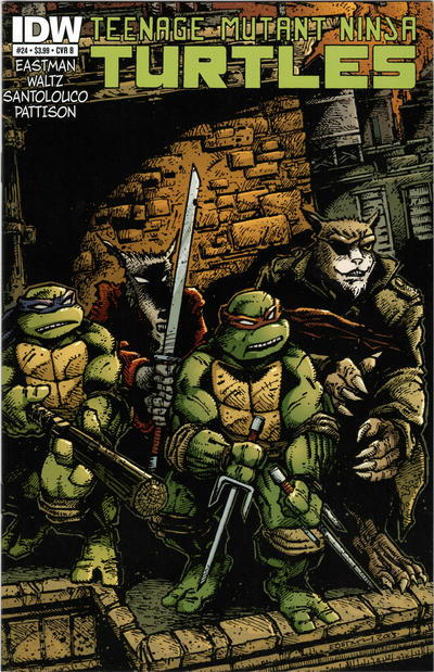 Teenage Mutant Ninja Turtles #24 [Cover B - Kevin Eastman Variant]-Very Fine