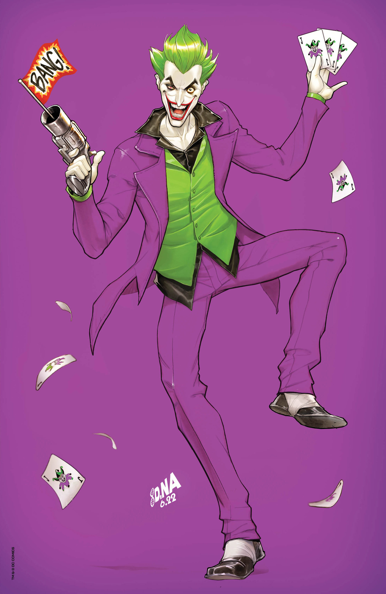 Joker The Man Who Stopped Laughing #1 Cover D David Nakayama Madness Foil Variant