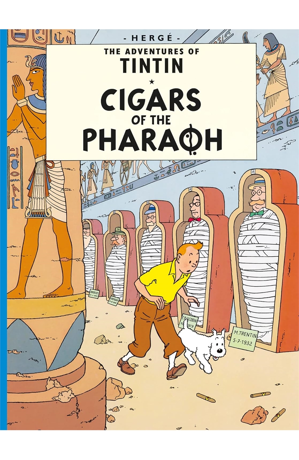 Adventures of Tintin Cigars of The Pharaoh Graphic Novel