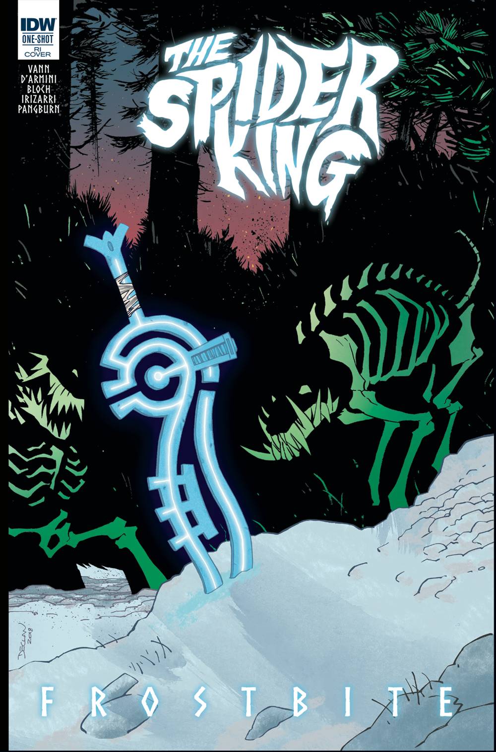 Spider King Frostbite One-Shot 1 for 10 Incentive Shalvey