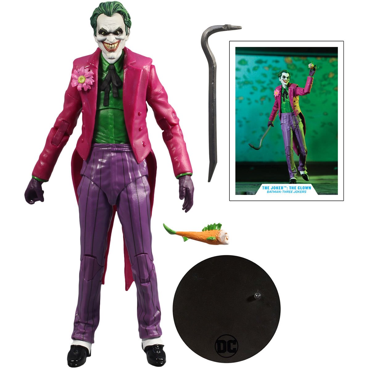 Batman Three Jokers: Joker Clown 7 Inch Action Figure