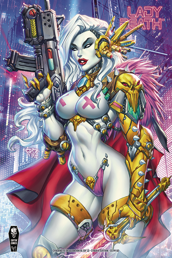 Lady Death Cybernetic Desecration #1 Cover B Pantalena Cyber X Edition (Mature) (Of 2)