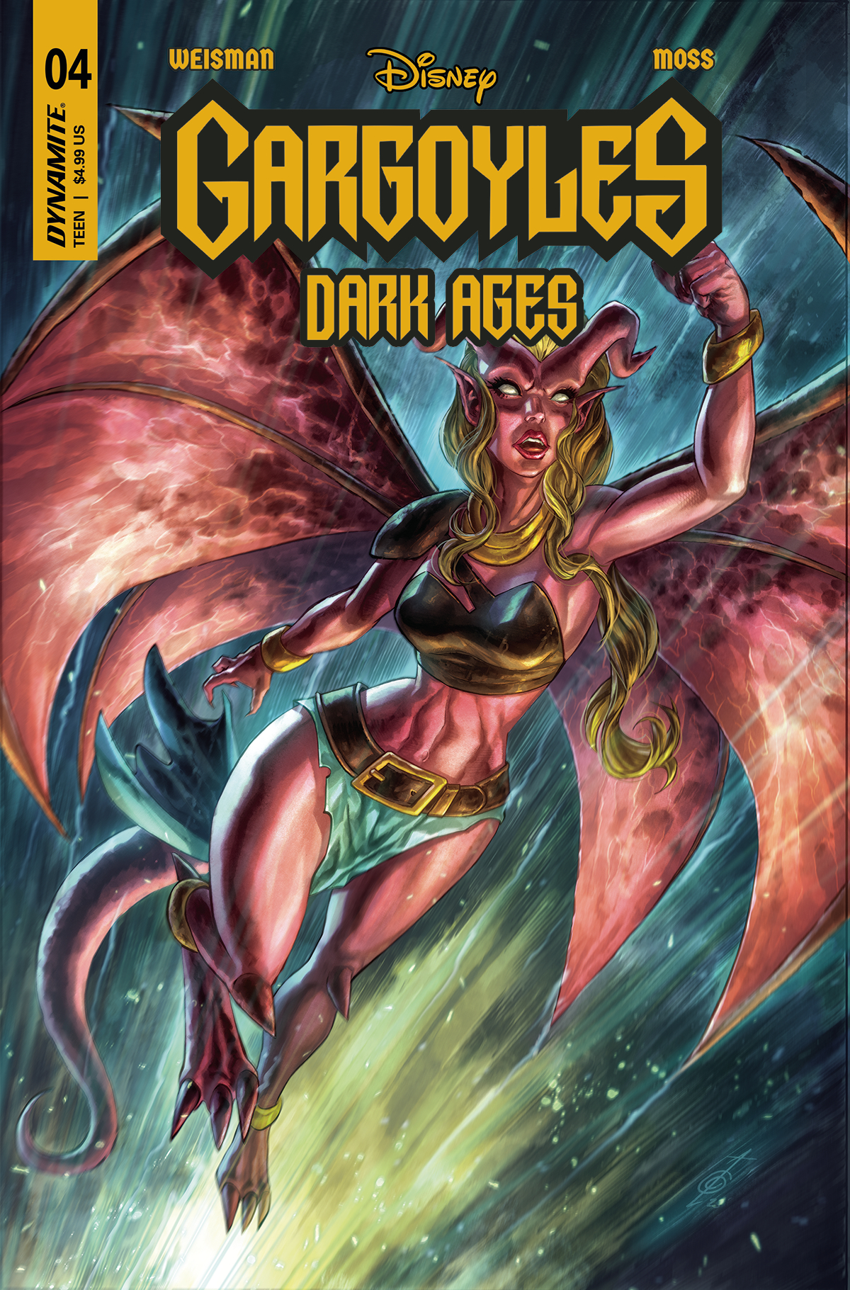 Gargoyles Dark Ages #4 Cover B Quah