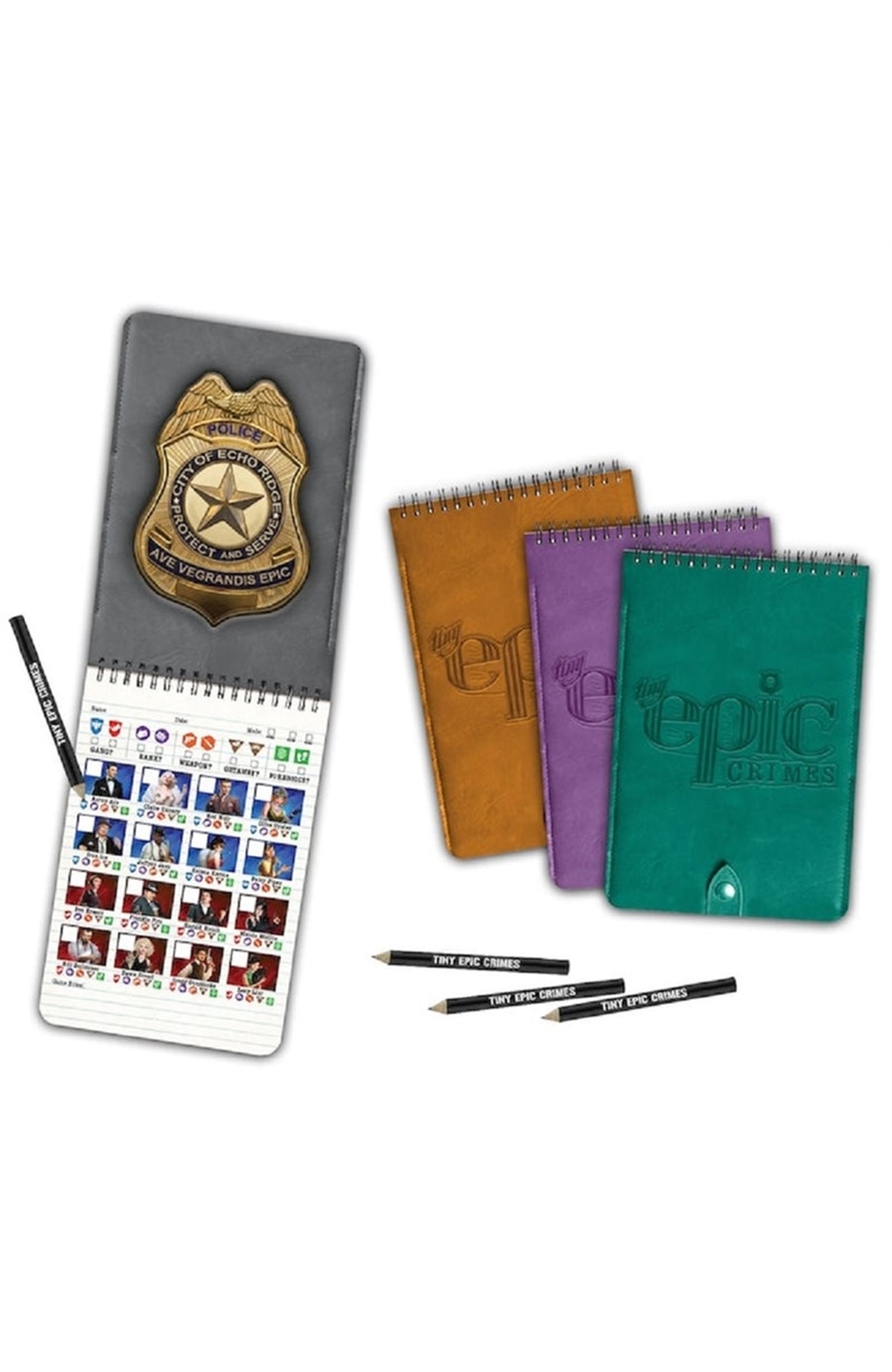 Tiny Epic Crimes: 4 Pack Detective Notebooks