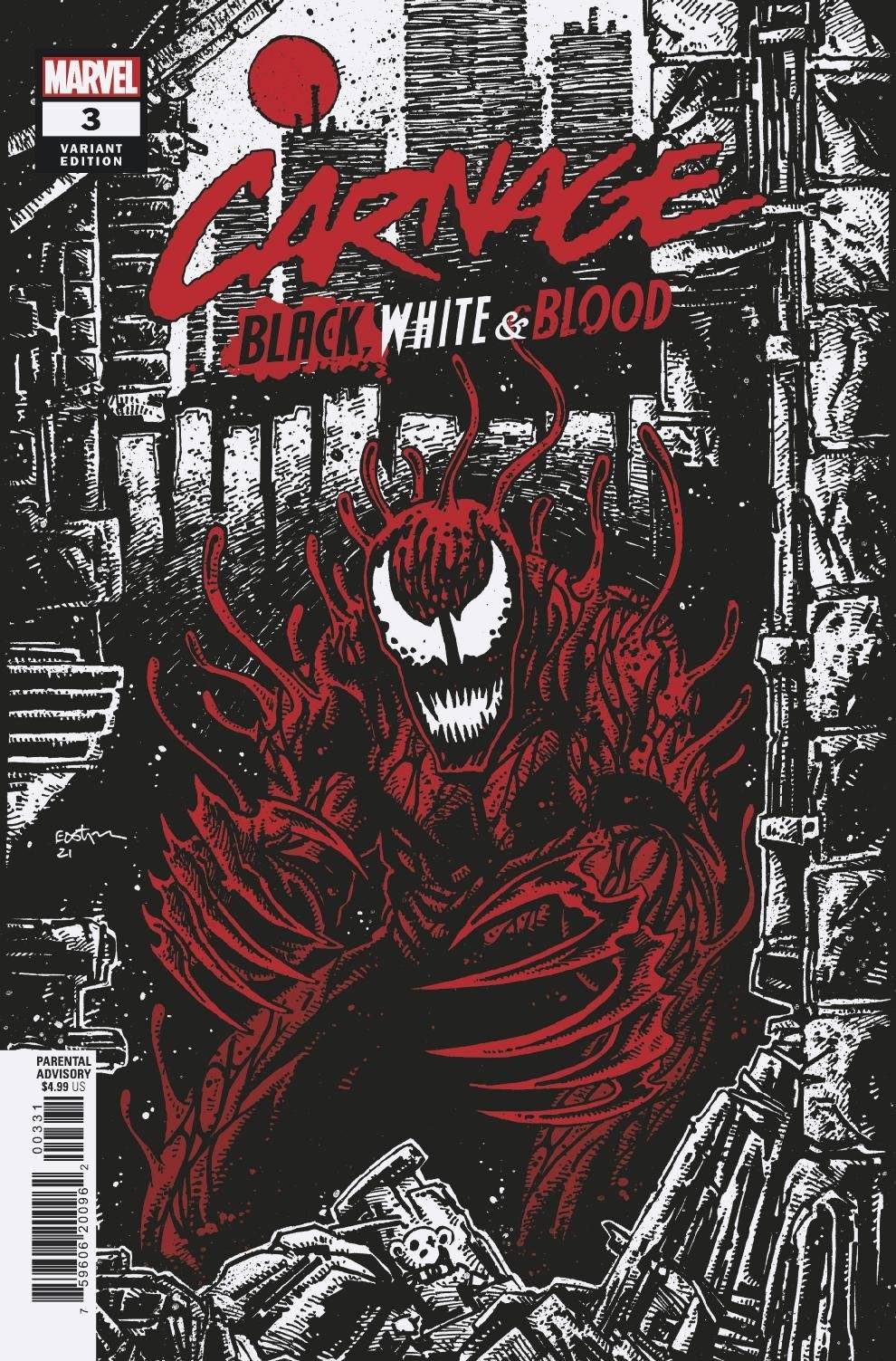 Carnage Black White And Blood #3 Kevin Eastman Variant (Of 4)