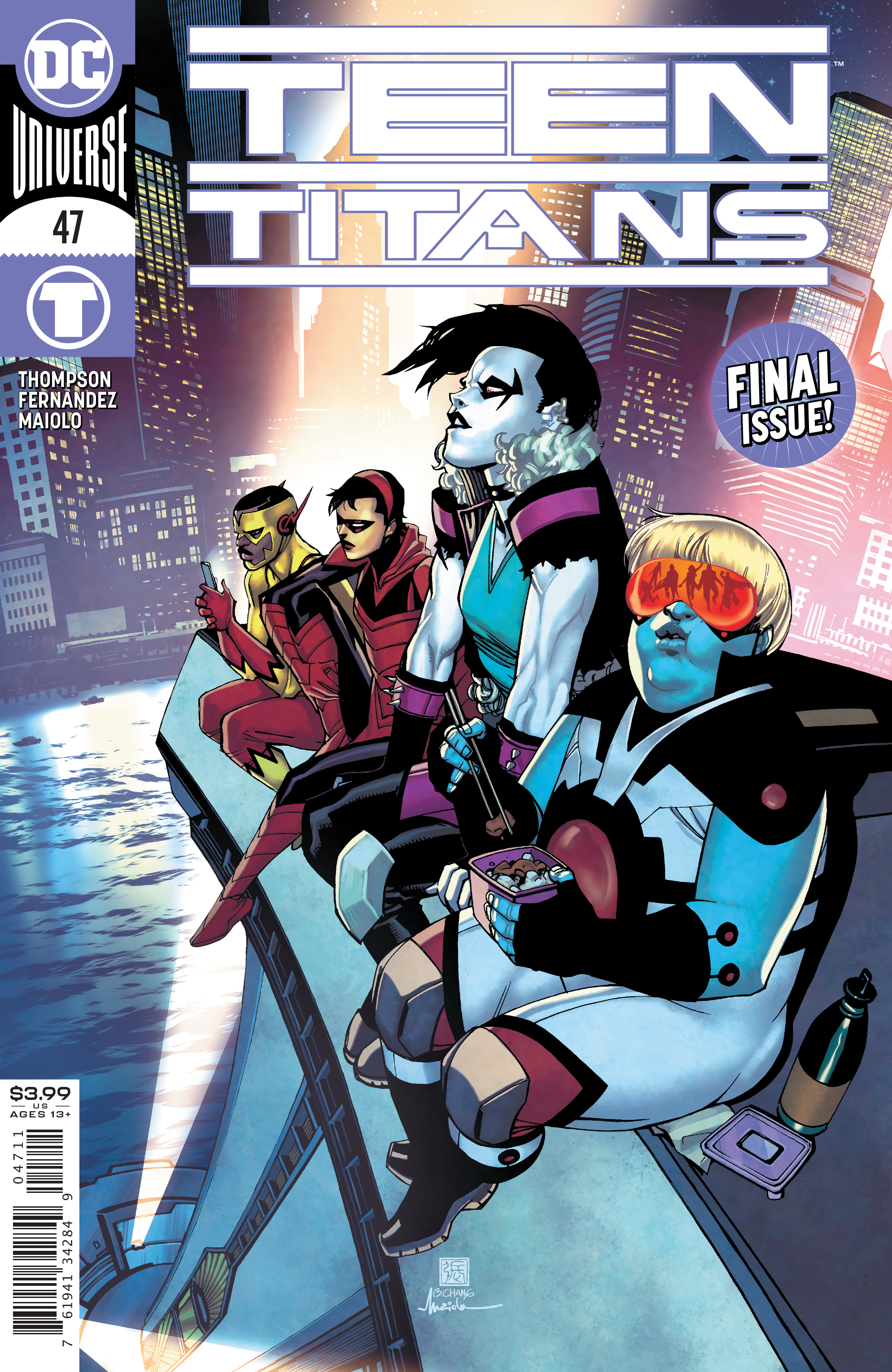 Teen Titans #47 Cover A Bernard Chang (2016)