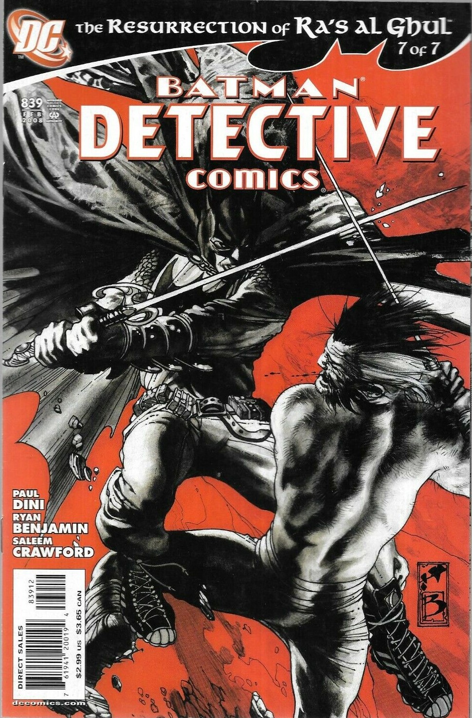 Detective Comics #839 2nd Print (1937)