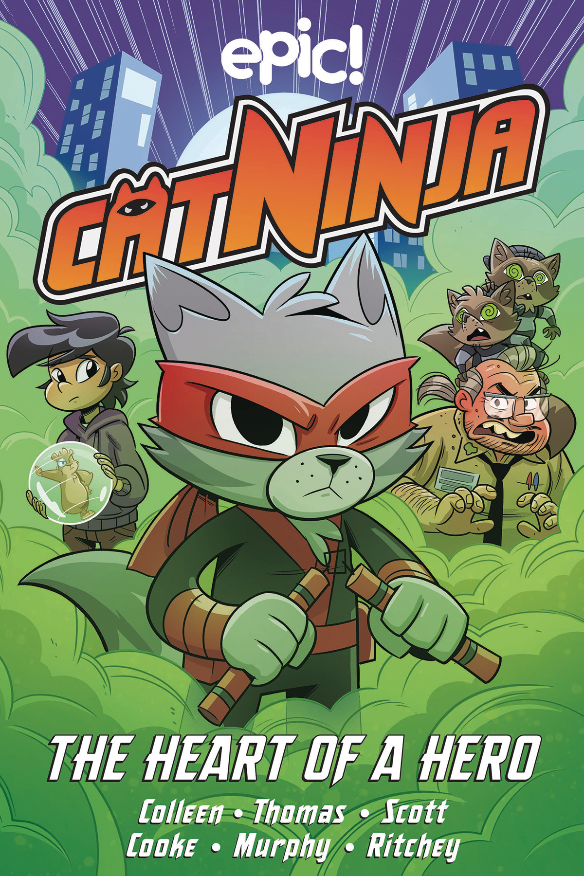 Cat Ninja Graphic Novel Volume 6 Heart of Hero