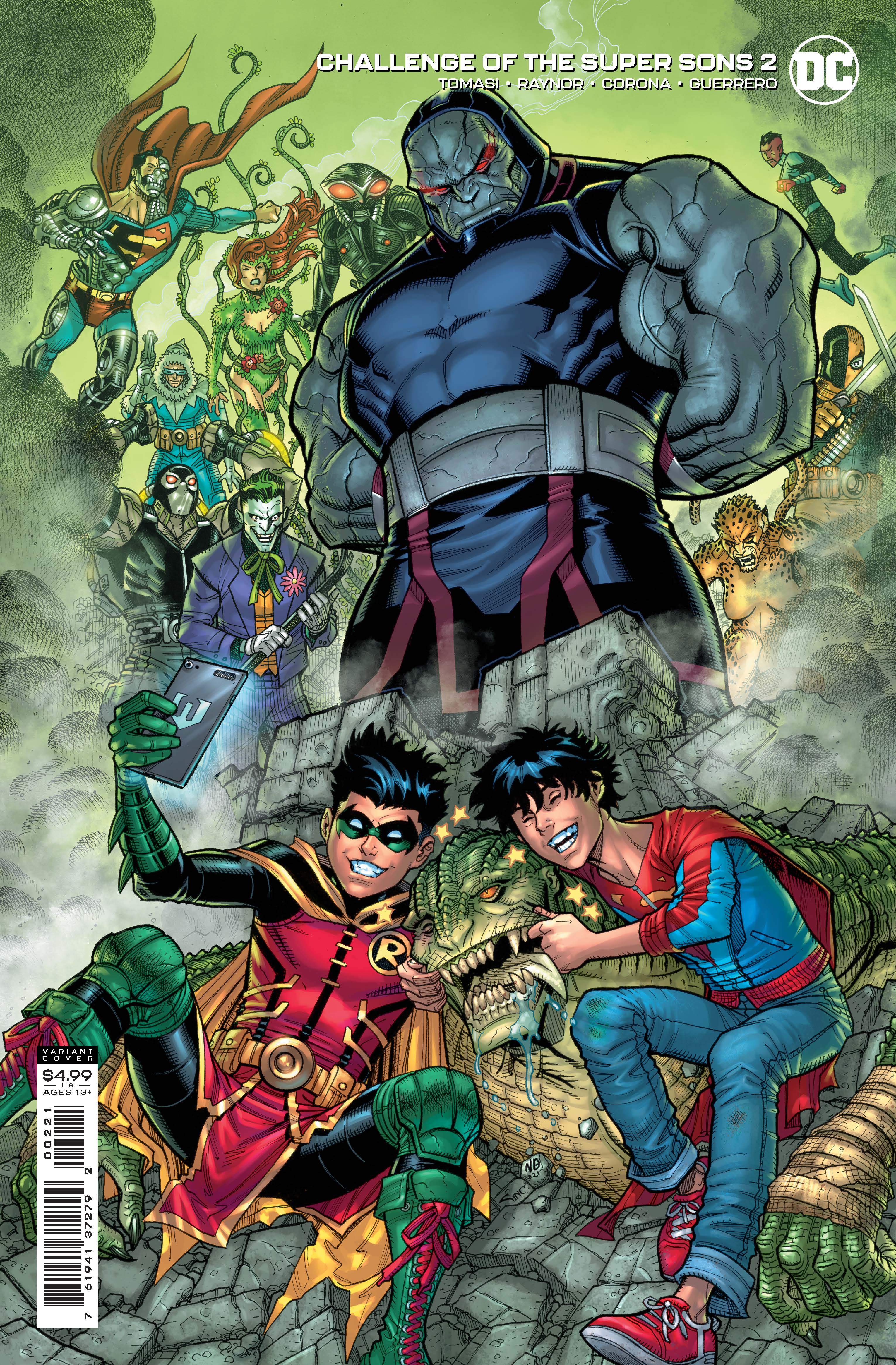 Challenge of the Super Sons #2 Cover B Nick Bradshaw Card Stock Variant (Of 7) (2021)
