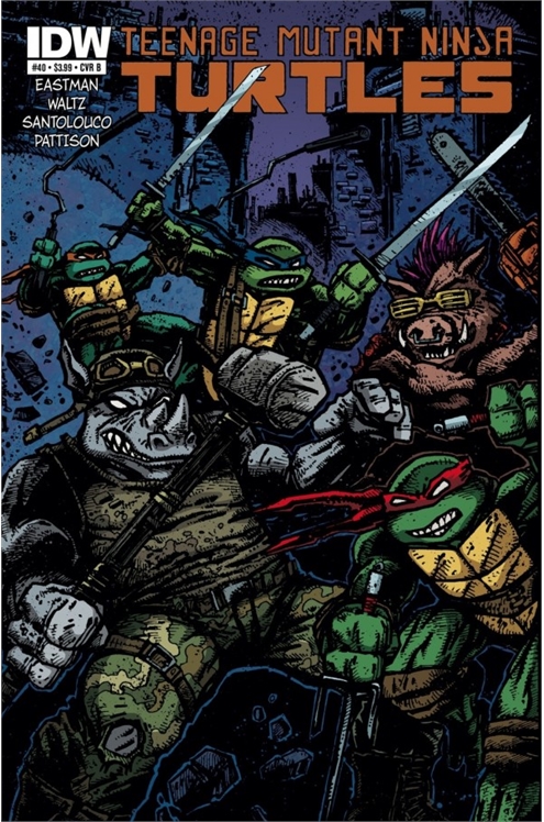 Teenage Mutant Ninja Turtles #40 [Cover B - Kevin Eastman]-Very Fine