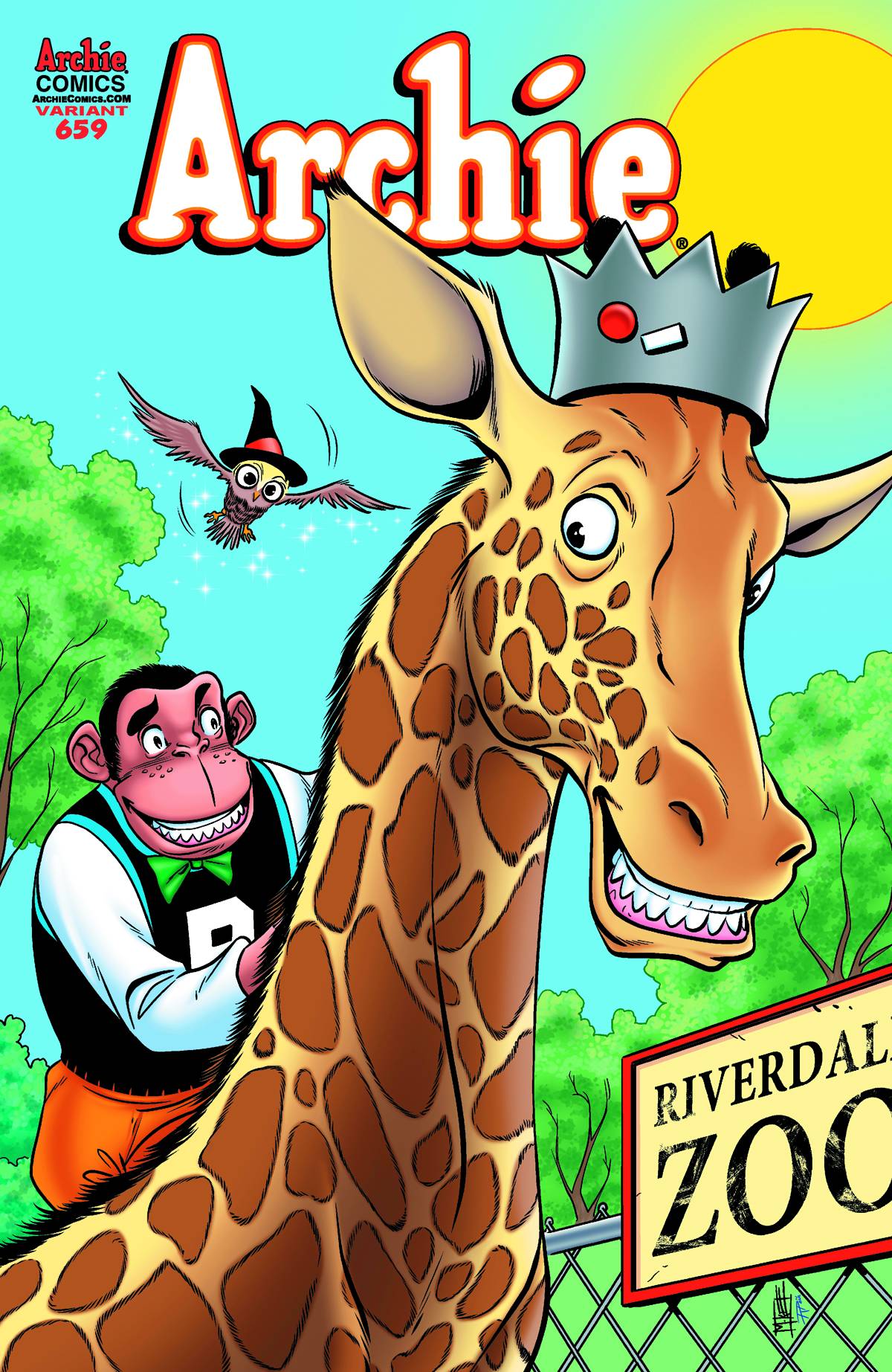 Archie #659 Zoo Pendous Variant Cover