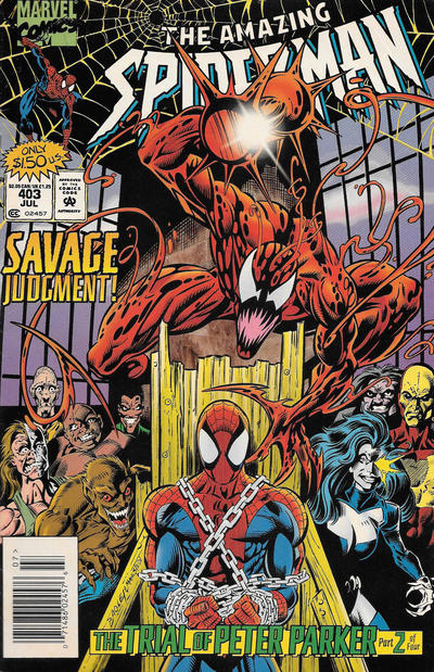 The Amazing Spider-Man #403 [Newsstand]-Very Good (3.5 – 5)