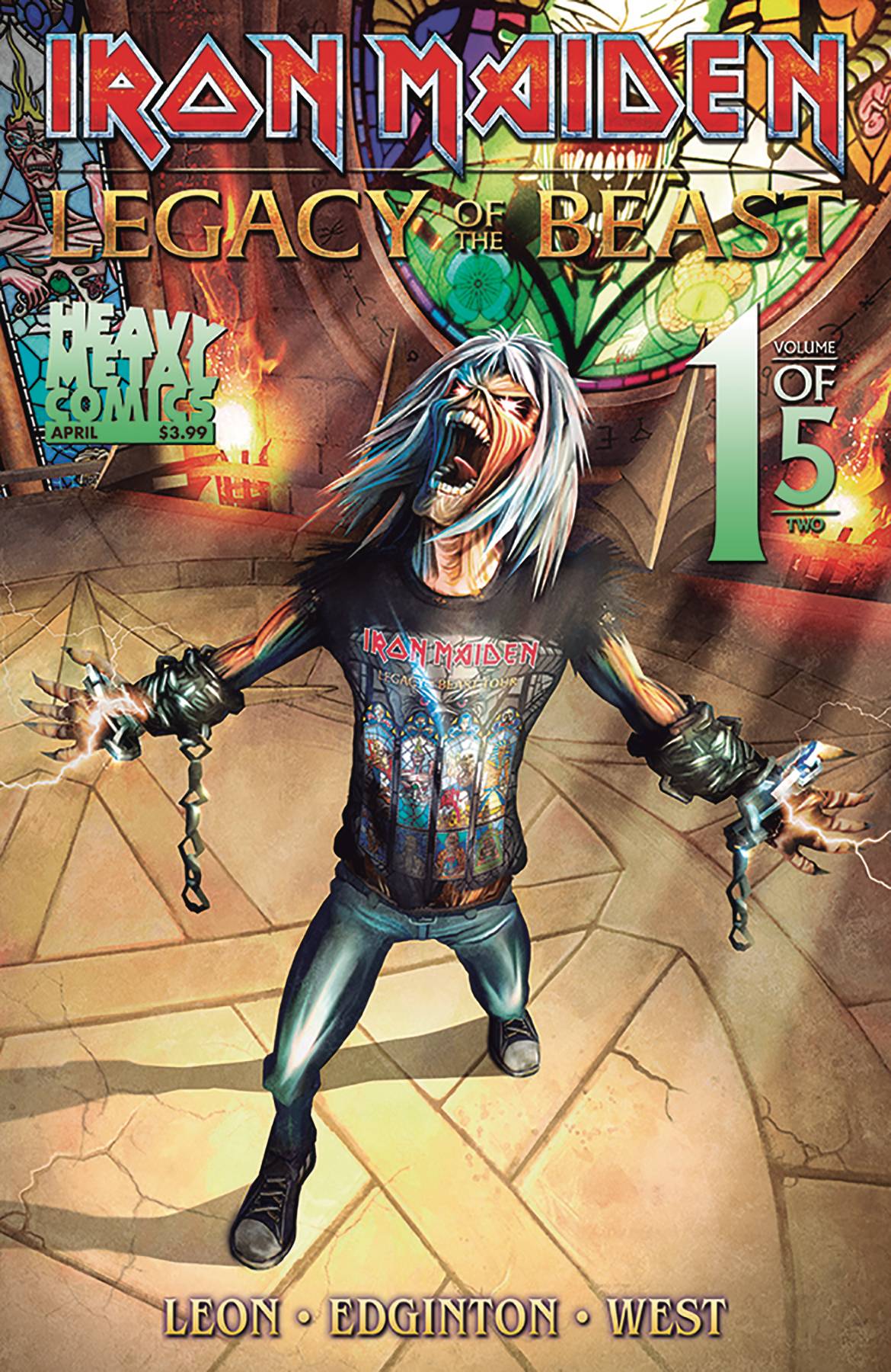 Iron Maiden Legacy of the Beast Volume 2 Night City #1 Cover A Casas