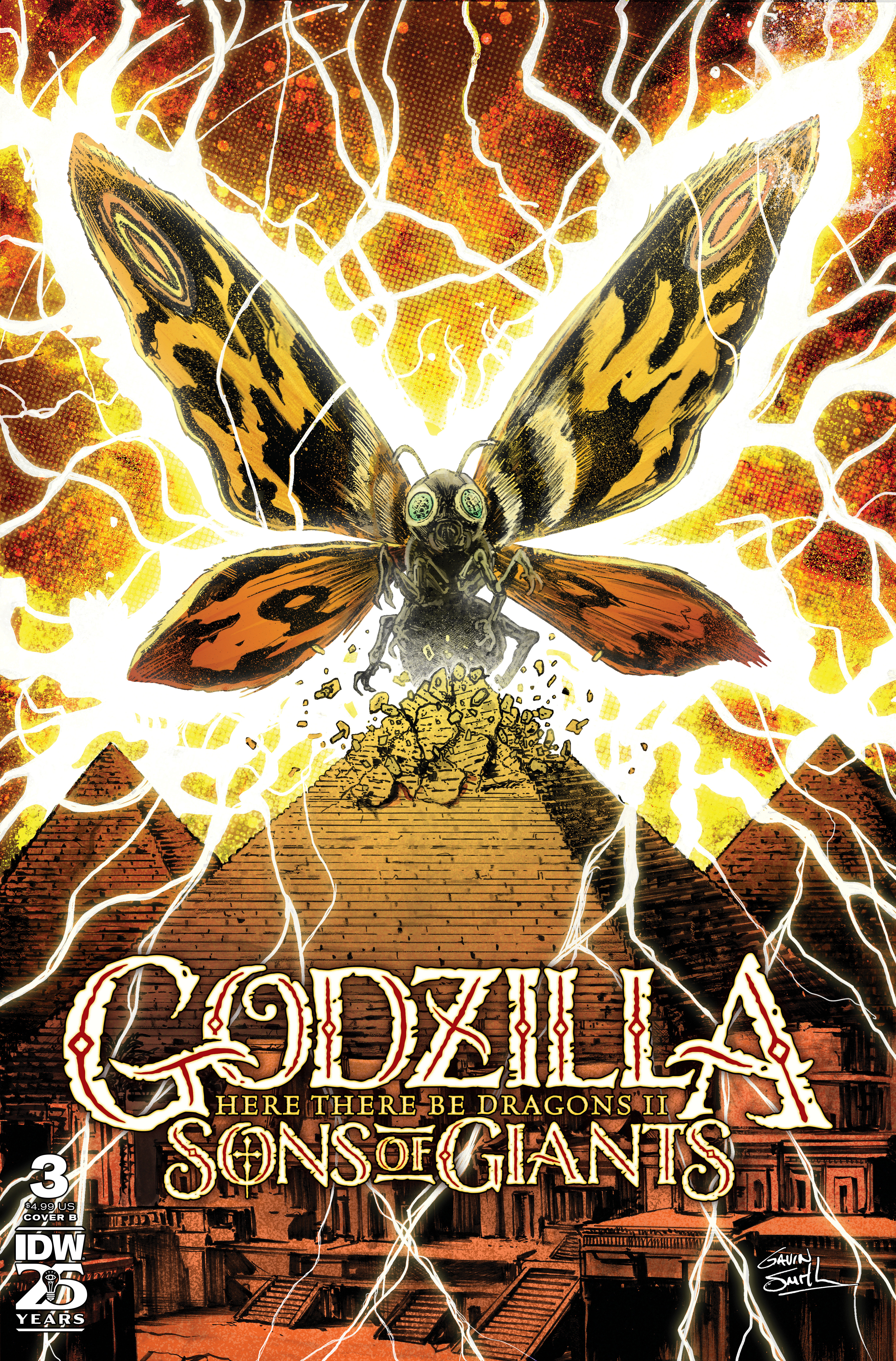 Godzilla: Here There Be Dragons II--Sons of Giants #3 Cover B Smith