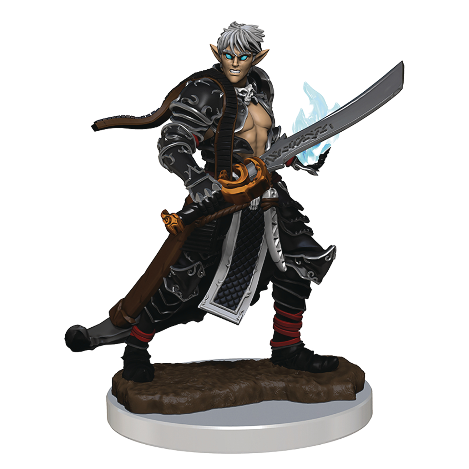 Pathfinder Battles Male Elf Magus Mini