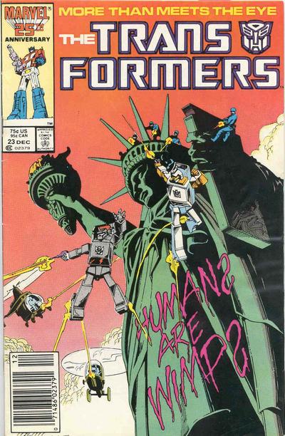 The Transformers #23 [Newsstand] - G/Vg