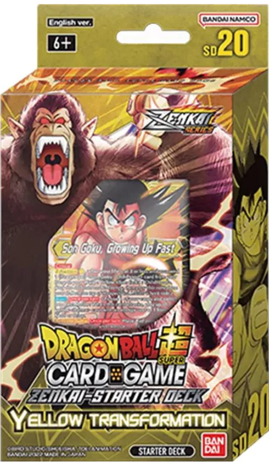 Dragon Ball Super TCG: Zenkai Starter Deck Yellow Transformation [SD-20]