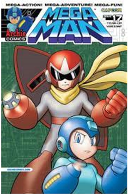 Mega Man #17 [Team Up Variant By Jamal Peppers] - Fn/Vf 7.0