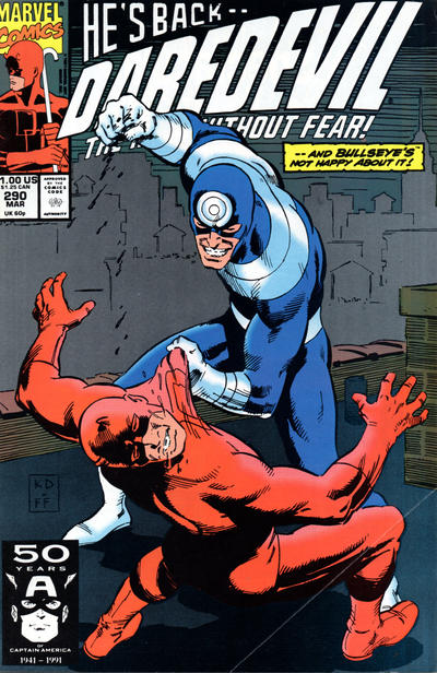 Daredevil #290 [Direct] - Fn-